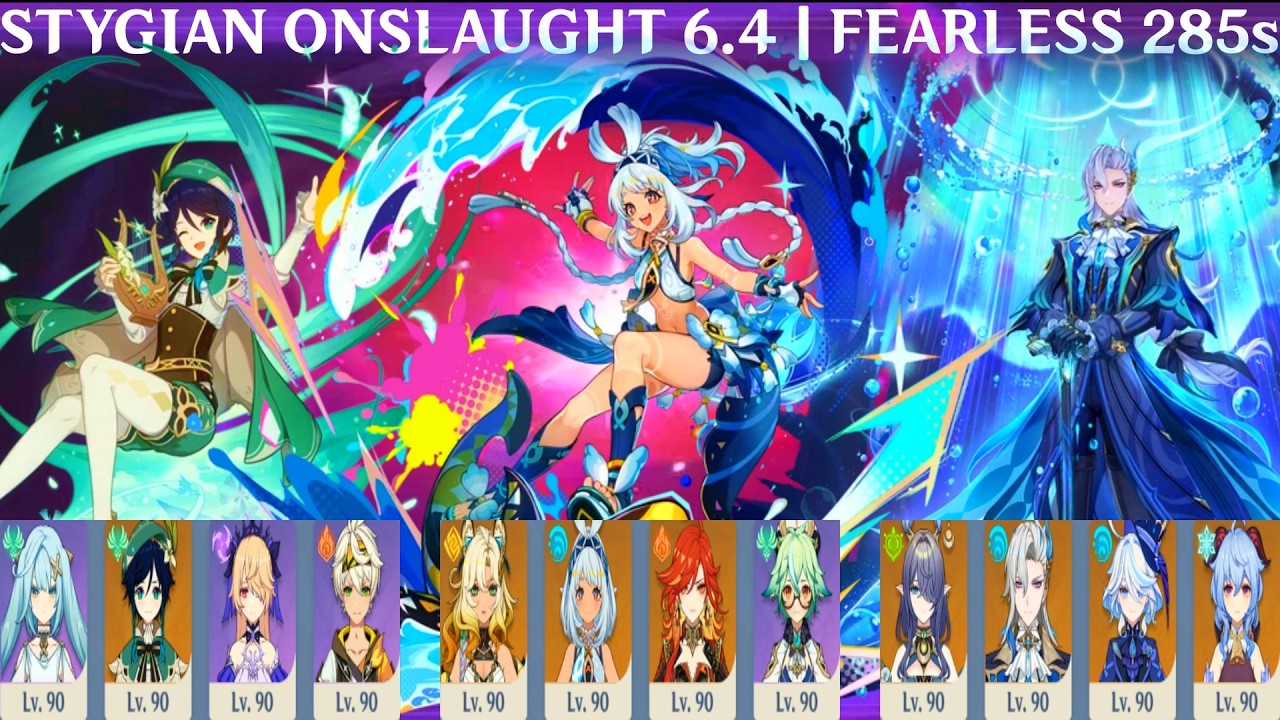 Stygian Onslaught 6.4 | C0 Venti x C2 Mualani x C6 Neuvillette | Fearless 285s