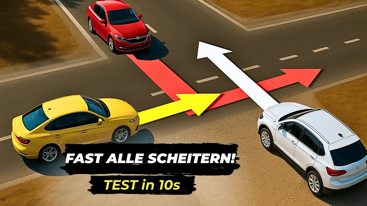 Welches Fahrzeug darf zuerst fahren? Die meisten scheitern! | StVO | Führerscheinprüfung