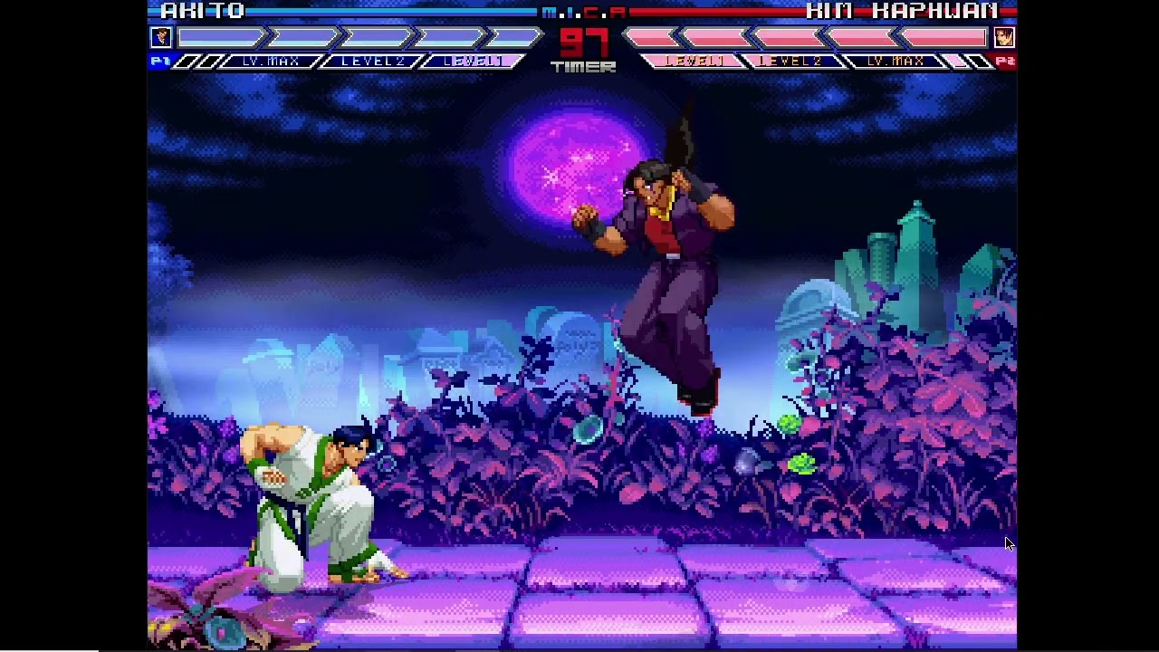 Karane MUGEN Battle #403: Akito vs Kim Kaphwan