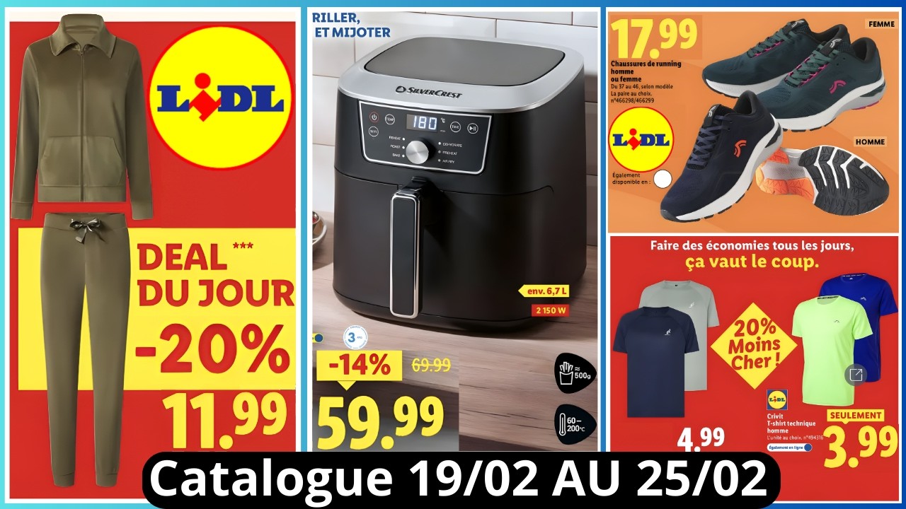 LIDL Catalogue De La Semaine Du 19/02/2026 AU 25/02/2026 LIDL France Arrivage De La Semaine #haul