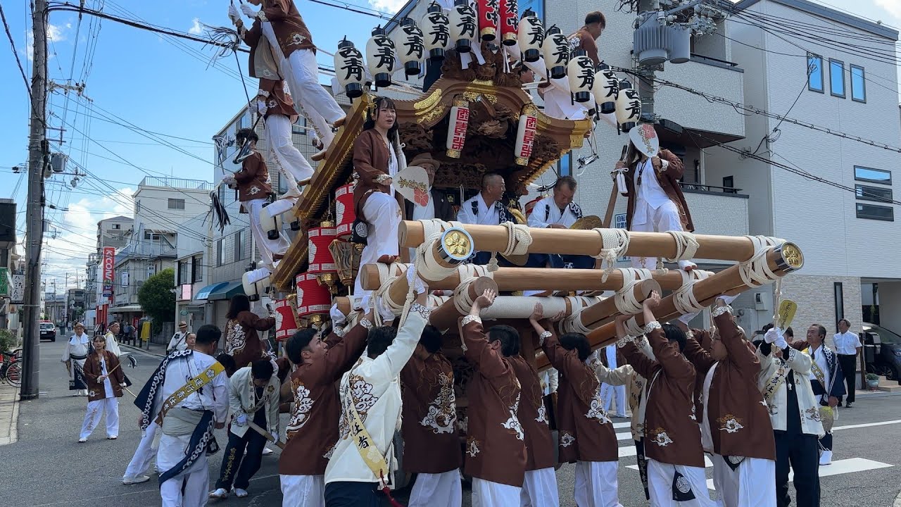 令和7年9月21日　春日神社例大祭　西靑木區　午前巡行