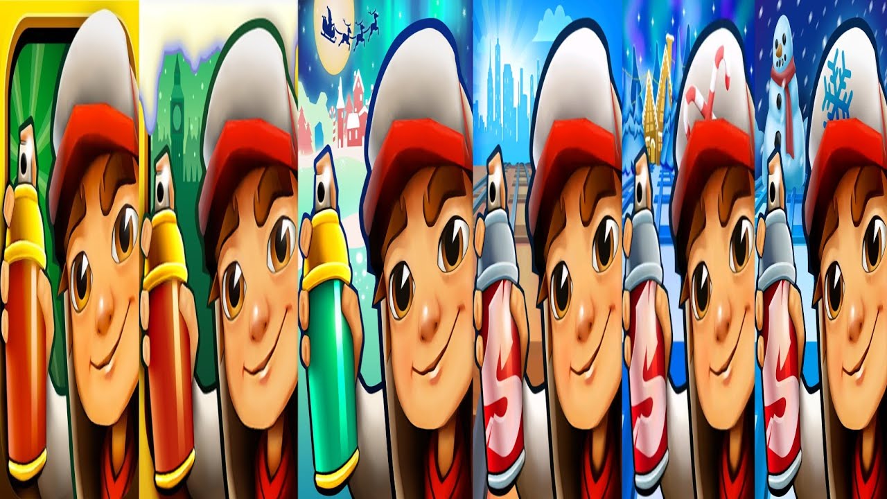 SUBWAY SURFERS HOLIDAY VS LONDON VS WINTER HOLIDAYS VS SAINT PETERSBURG VS NORTH POLE VS XMAS 2022