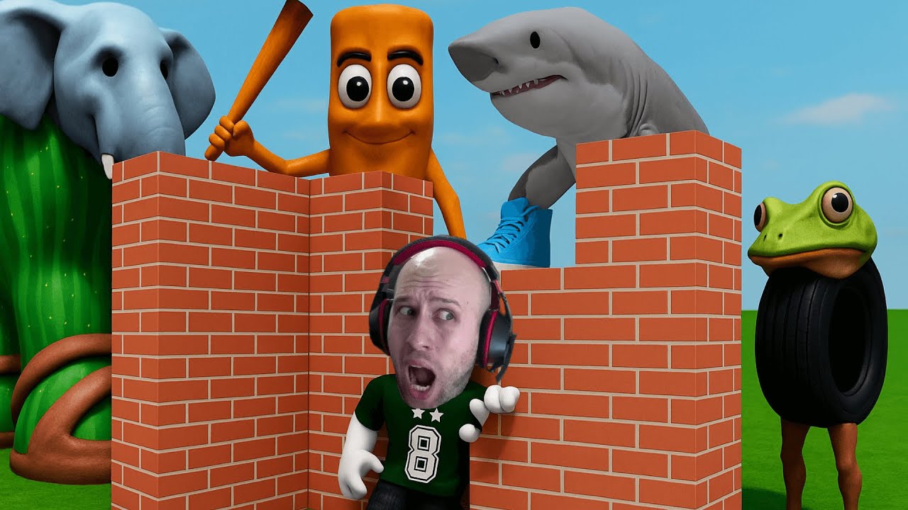 צבא של ברינרוטס מנסים לפרוץ אלי לבית ! |  | BRAINROT BUILD TO SURVIVE