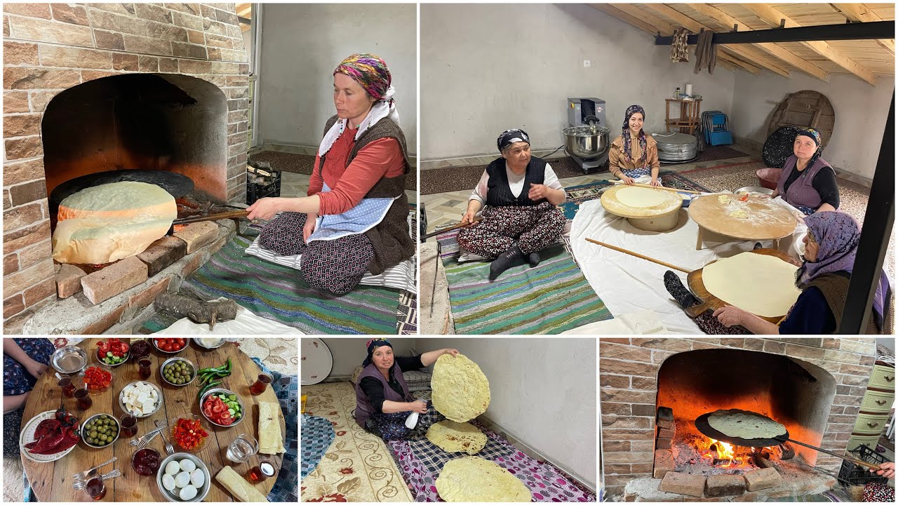40 KİLO UNDAN SACDA YUFKA EKMEĞİ YAPTIK🔥