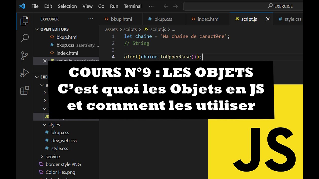 #9 Les Objets en JavaScript : c'est quoi et comment sont ils utilisés | Cours de JavaScript