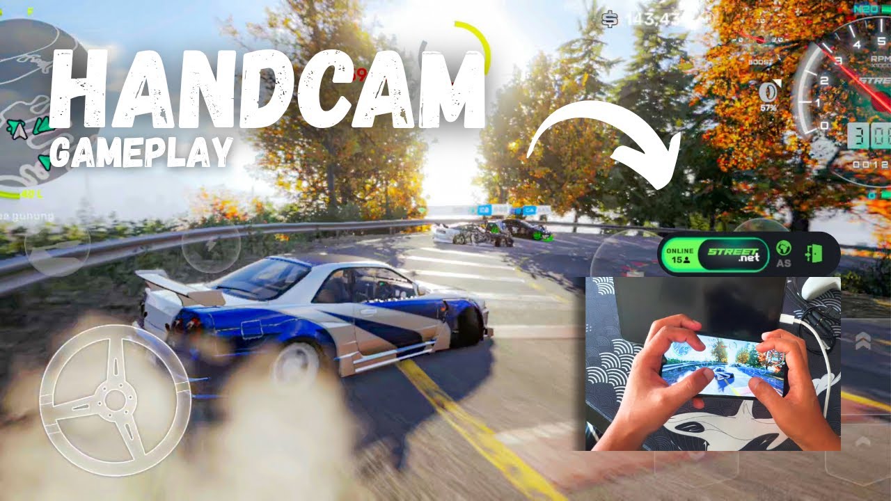 Mau Jago Drift R34? Lihat Tuning & Handcam Gameplay Ini! 🎮 | CarX Street Mobile