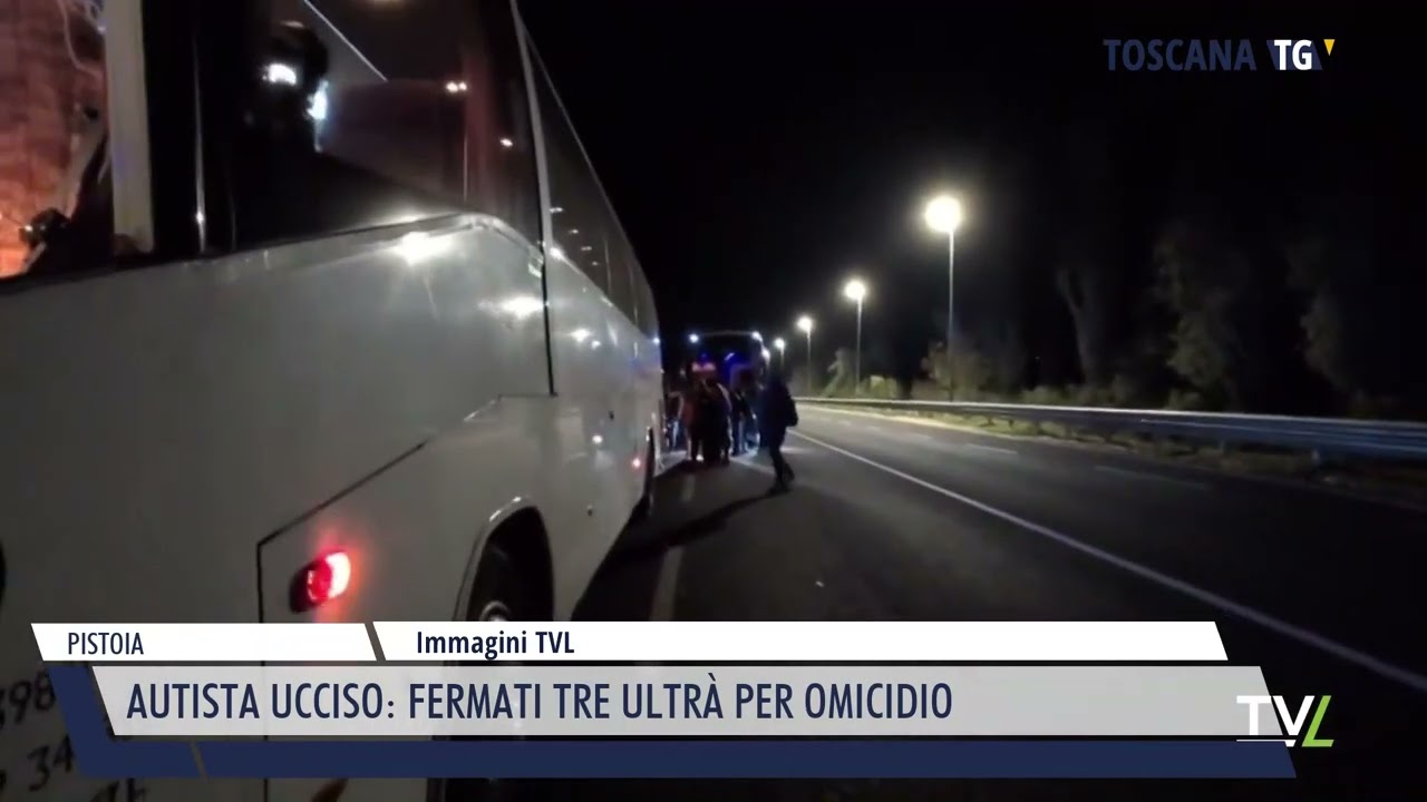 2025-10-21 PISTOIA - AUTISTA UCCISO, FERMATI TRE ULTRÀ PER OMICIDIO