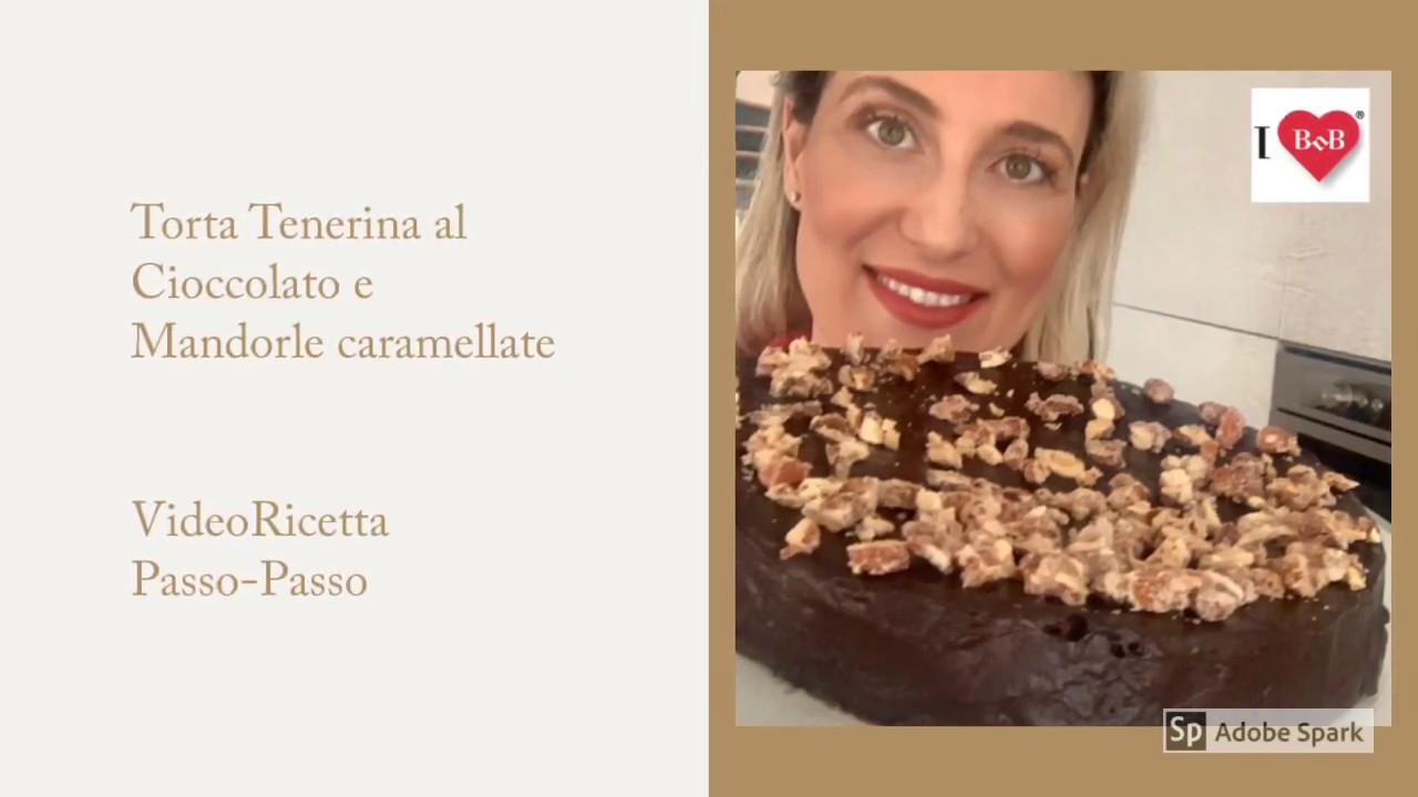 Torta Tenerina al Cioccolato e Mandorle caramellate by Stefania Erba - Lovely Host & Homebaker