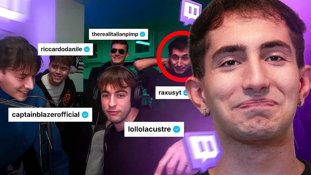 RAX, CAP E IL PIMP IRROMPONO IN STUDIO DA LOLLO!!