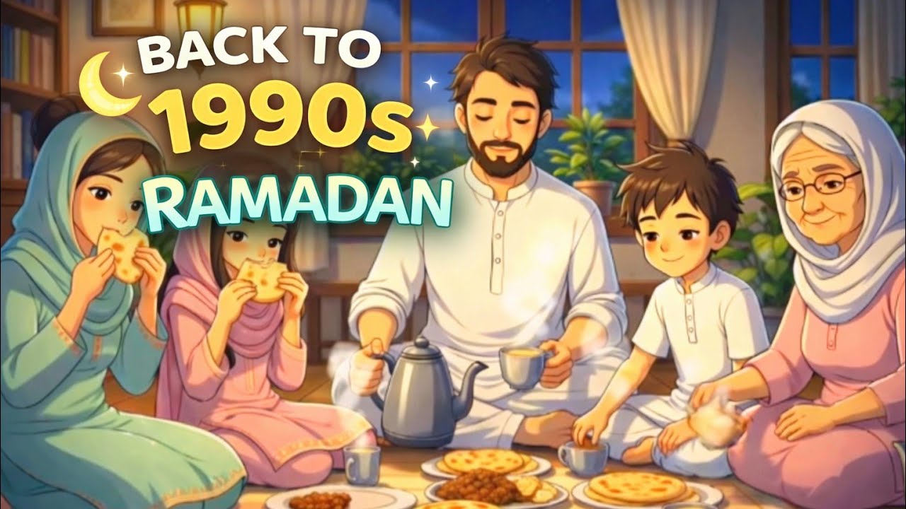 Ramadan Moments 😍🌙 | From Sehri to Iftar | Cute Ghibli-style Animation