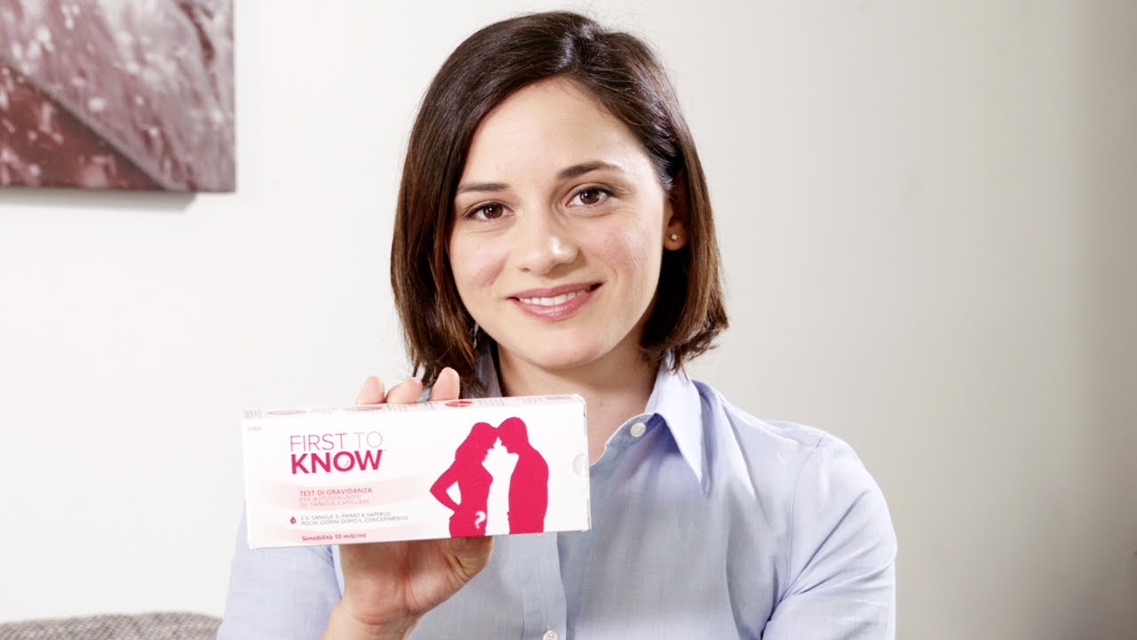 First To Know Test di gravidanza su sangue