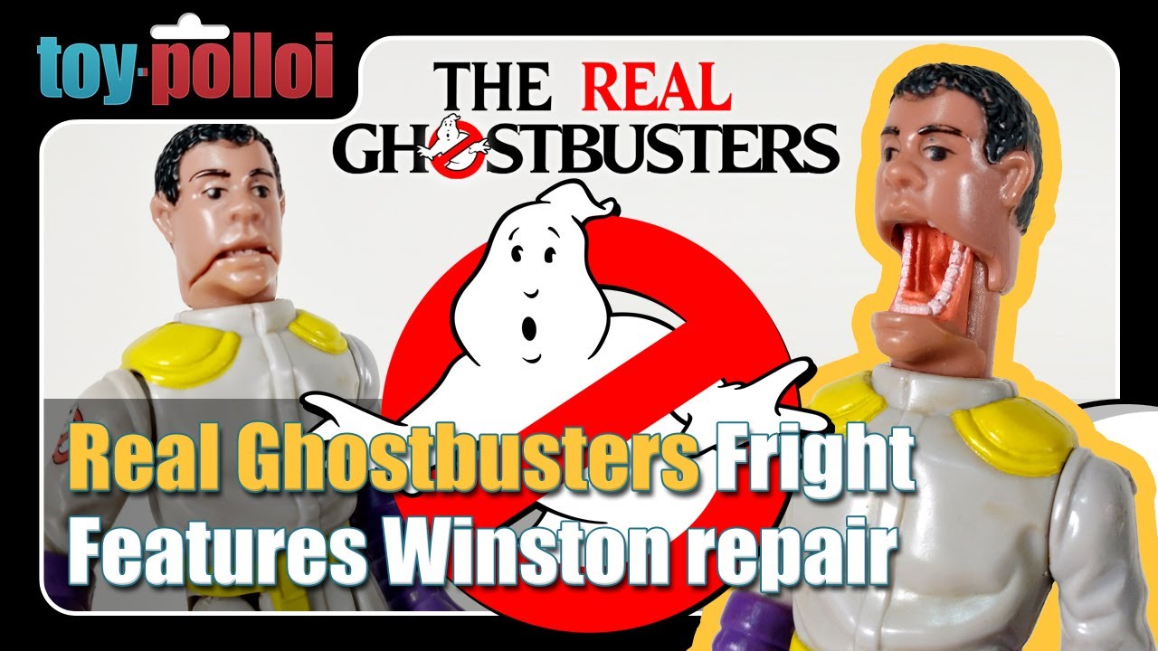 Vintage Real Ghostbusters Fright Features Winston repair - Toy Polloi