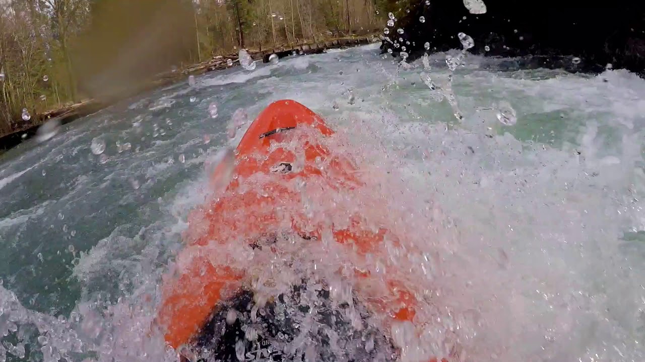 Skutz Falls with hand paddles