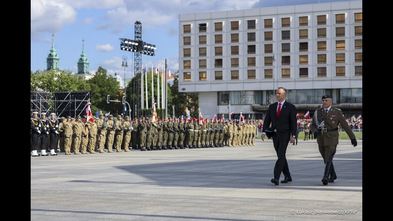 [PJM] Uroczystość przyjęcia zwierzchnictwa Prezydenta RP Karola Nawrockiego nad Siłami Zbrojnymi RP