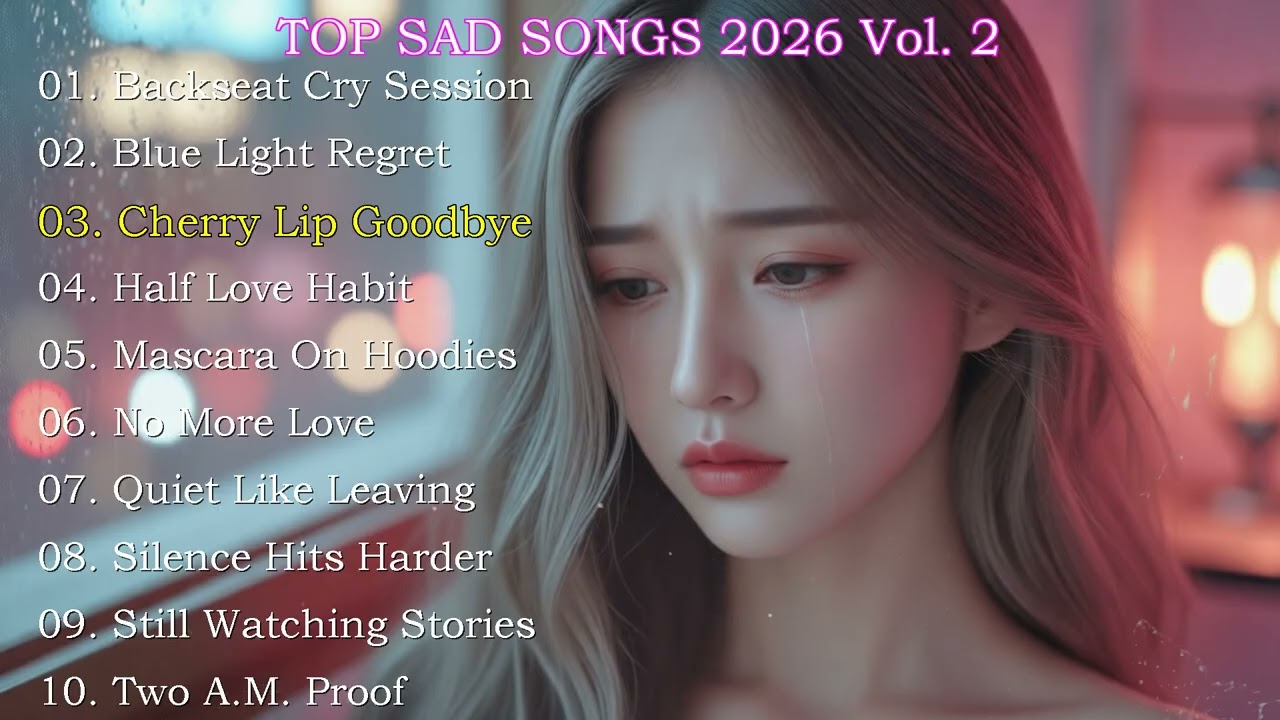 Top Sad Songs 2026💔 | New English Sad Songs Playlist | Top Trending TikTok Songs