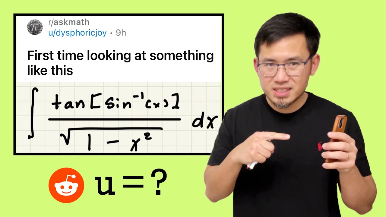 First time looking at something like this! integral of tan(sin^-1(x))/sqrt(1-x^2), Reddit r/askmath