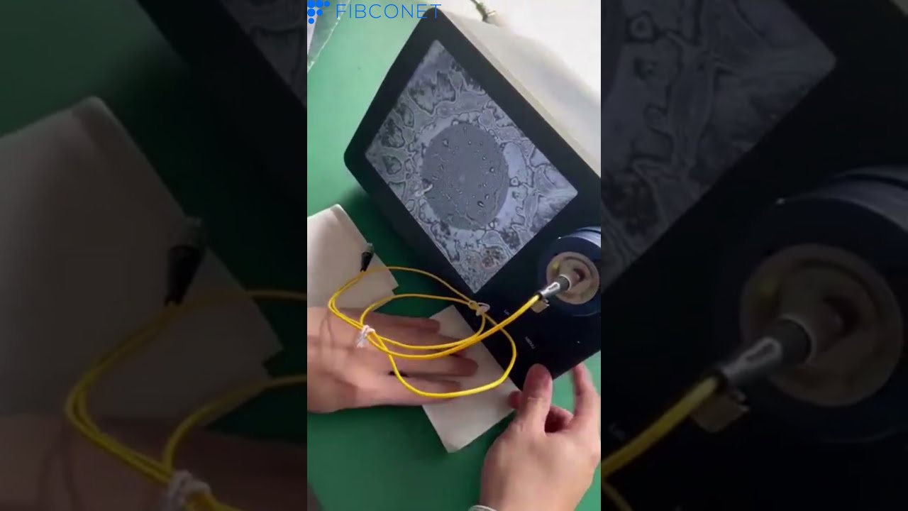 high-quality face end inspector tester optical fiber Inspection Microscope - Operation Guidance ftth