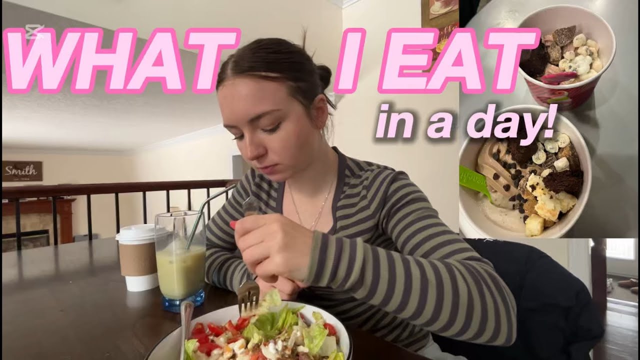 WHAT I EAT IN A DAY AS A 19 YR OLD 🫠 realistic and yummy!