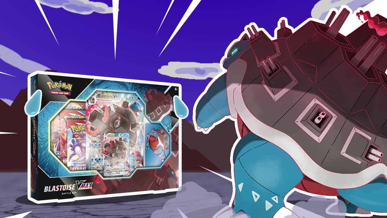 Opening a Blastoise Vmax Battle Box!