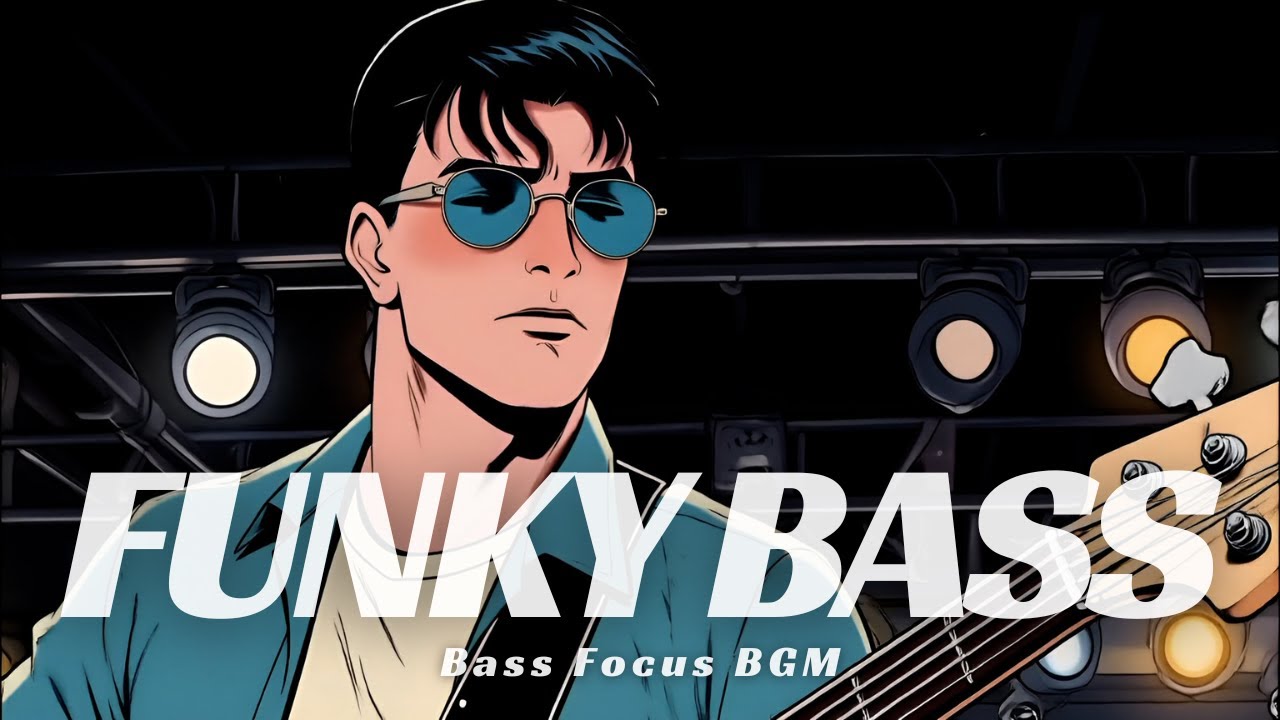 FUNK Bass BGM | Funky Slap Bass Groove for Focus & Energy