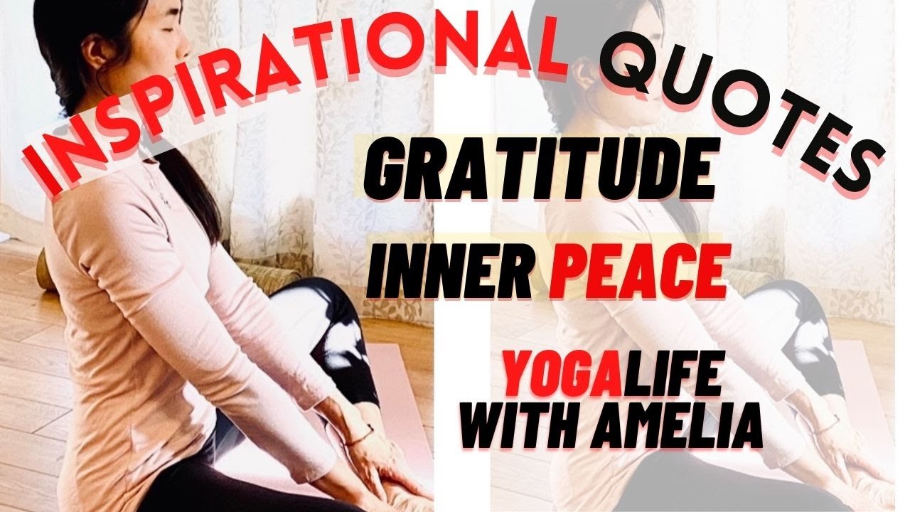 INSPIRATIONAL QUOTES, GRATITUDE VIDEO FOR YOGA MEDITATION. DAILY GRATITUDE MOTIVATION INSPIRATION