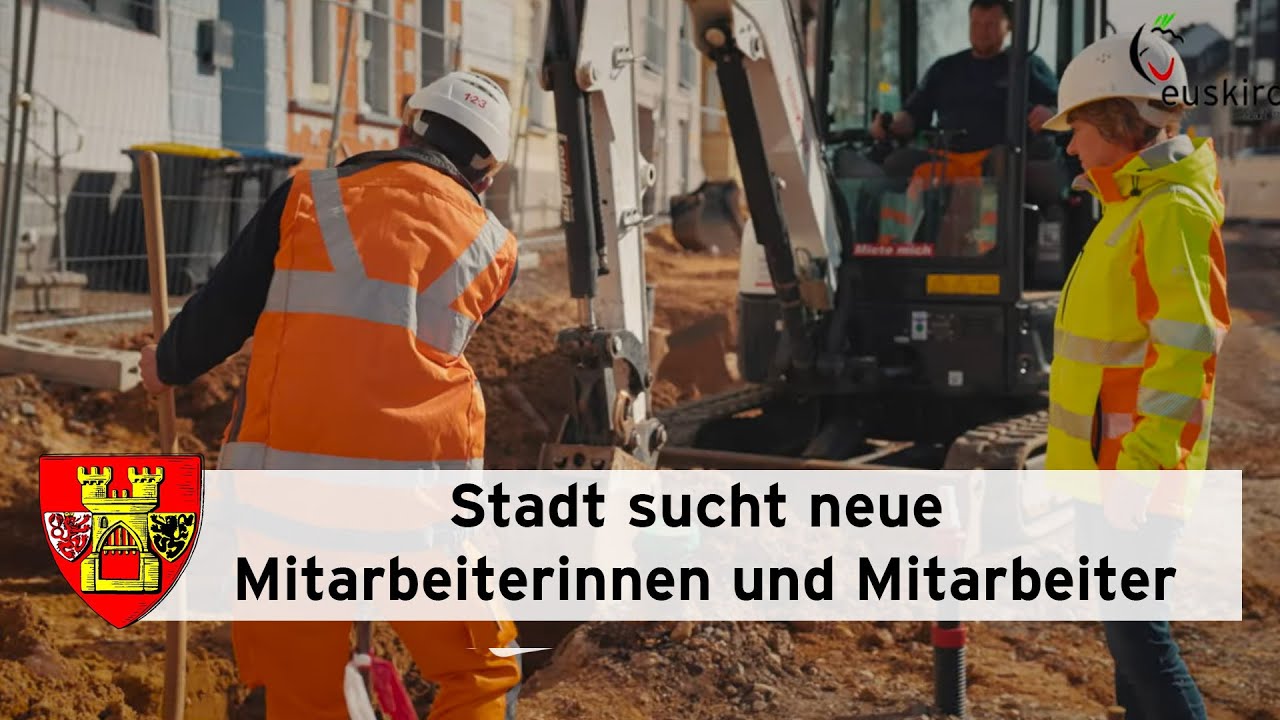 Die Stadt Euskirchen sucht Mitarbeiterinnen und Mitarbeiter
