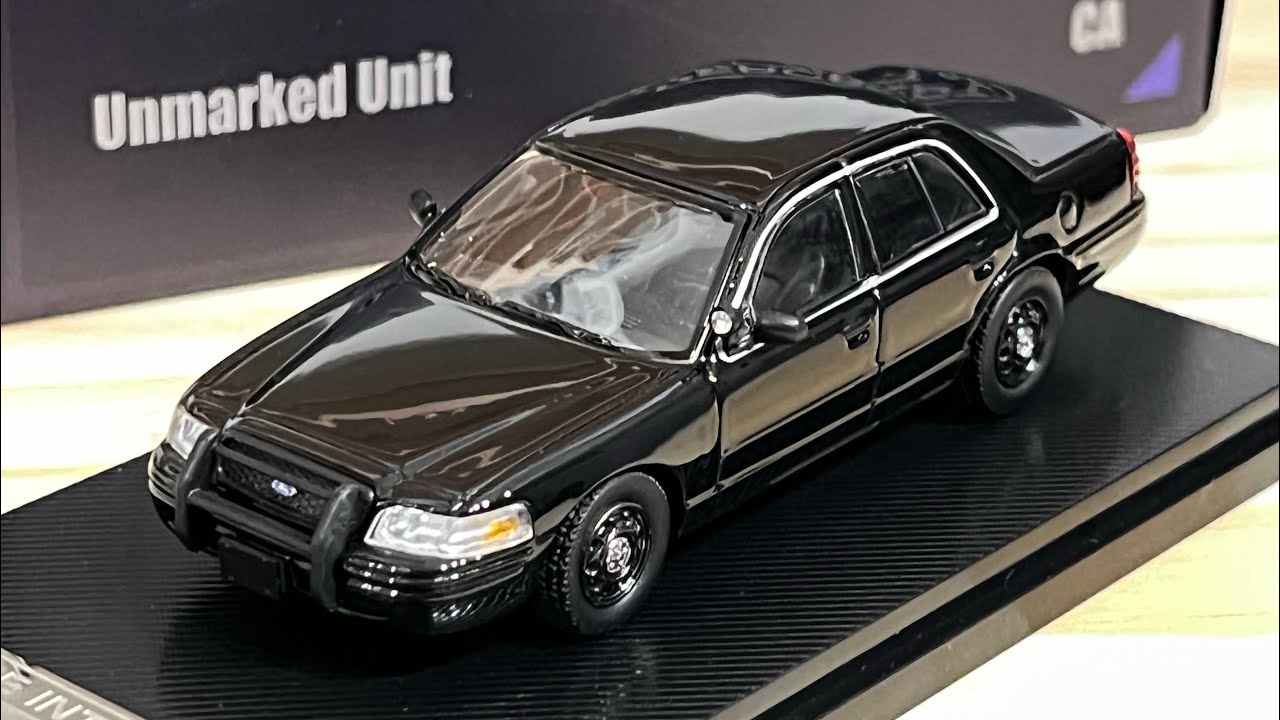 Rollin Unmarked Unit Black Crown Victoria, масштаб 1/64