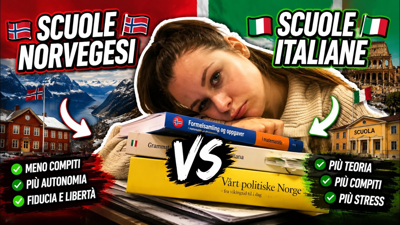 Le differenze tra le scuole norvegesi e le scuole italiane