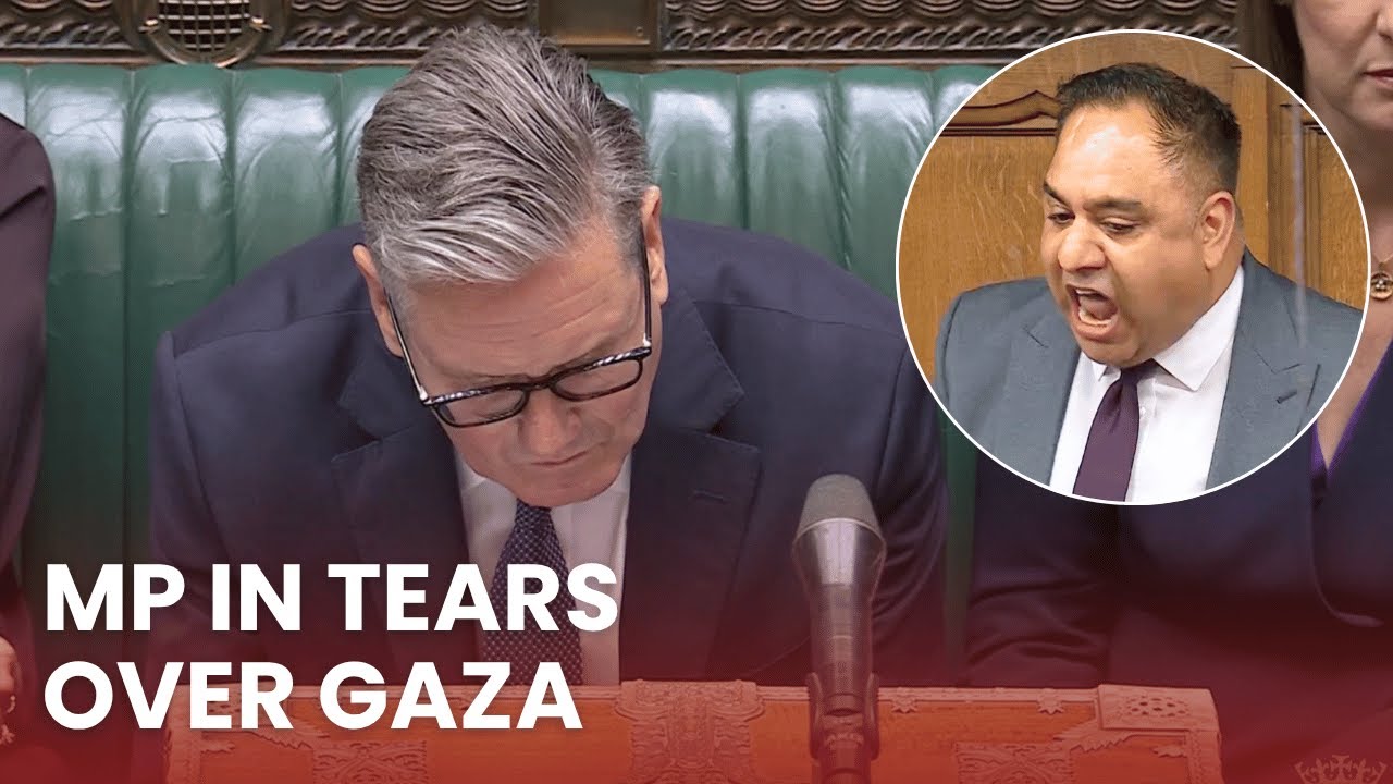 MP Imran Hussain close to tears when questioning Keir Starmer on Gaza