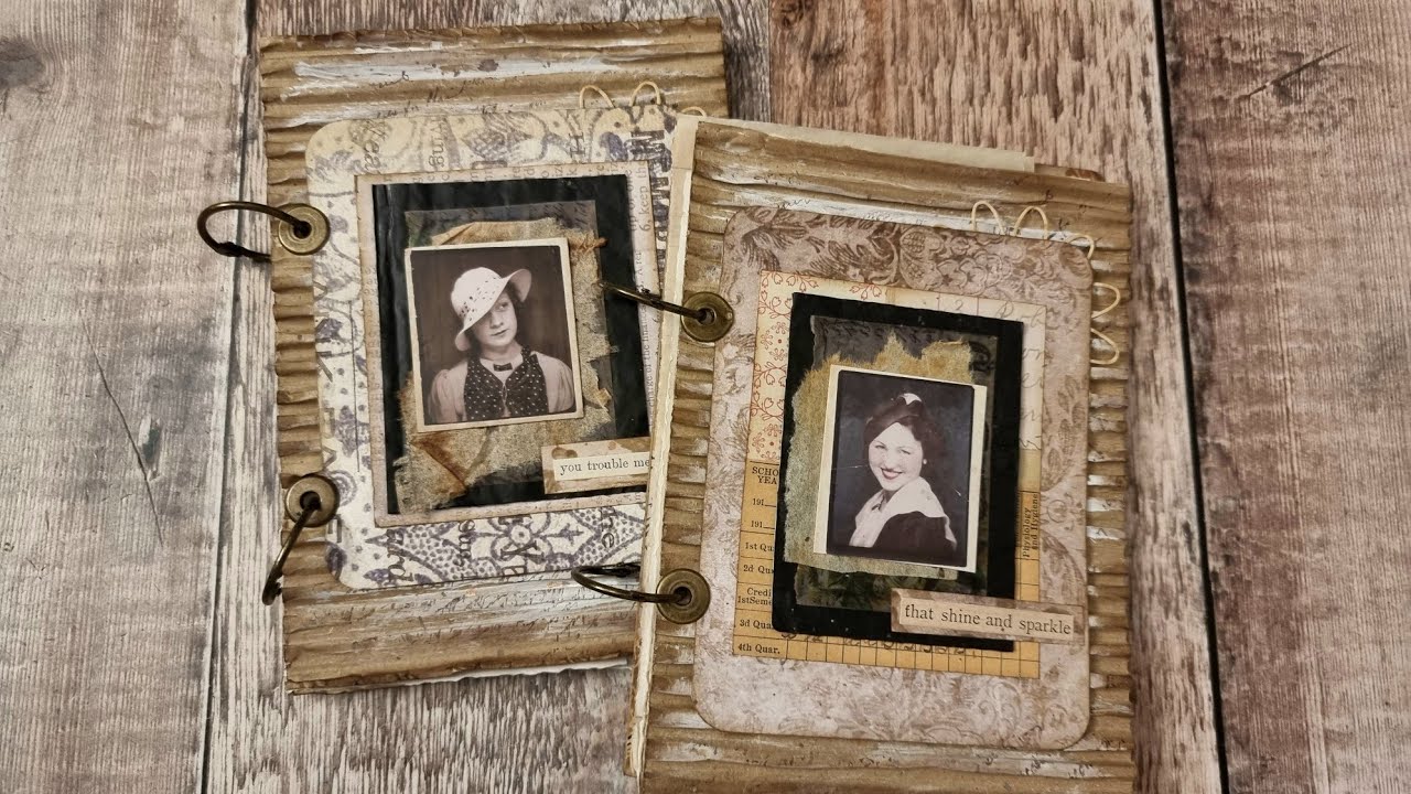 Ring Bound Mini Journal - Journals & Notebooks -  Making Ephemera - Tim Holtz Project