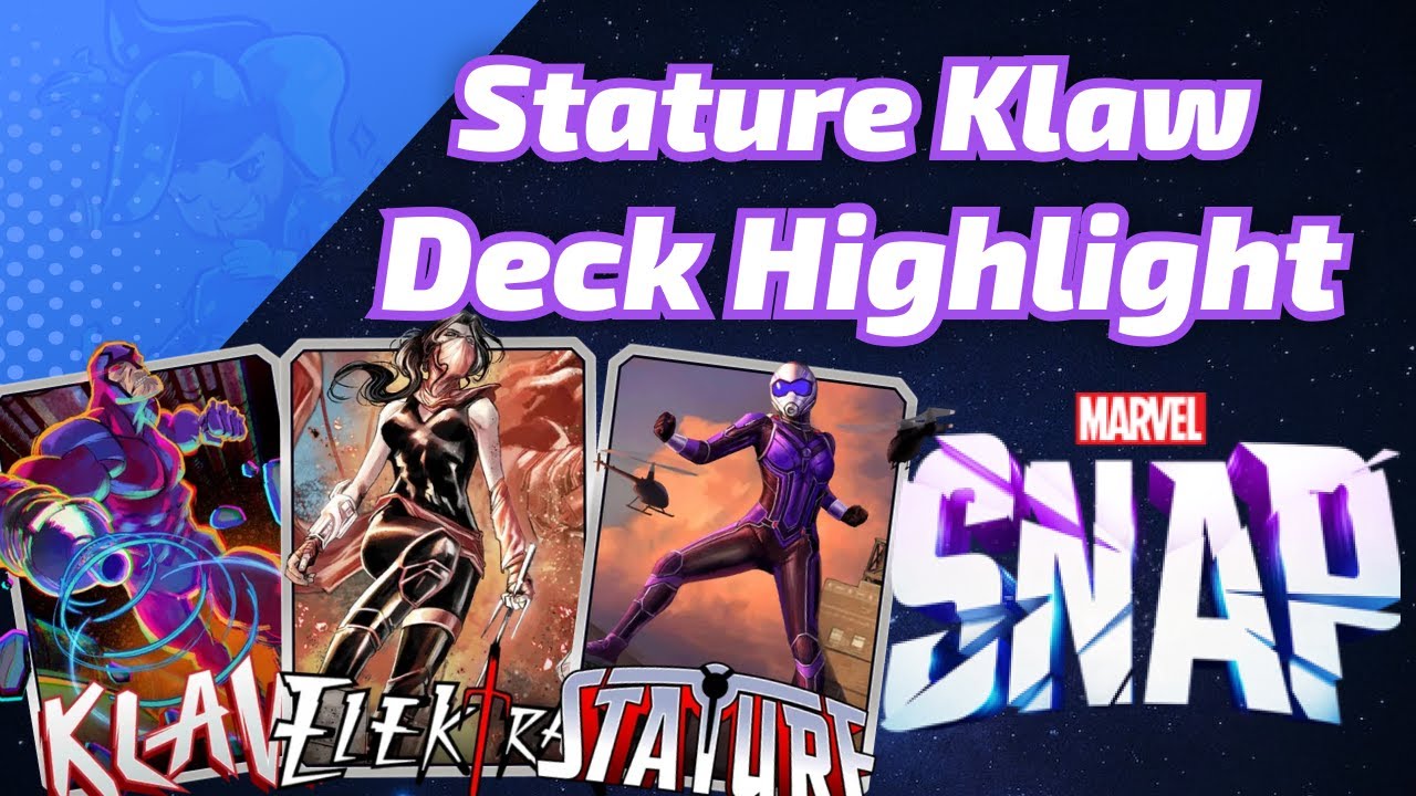 Stature Klaw Elektra is Destructive | Marvel SNAP Deck Highlight