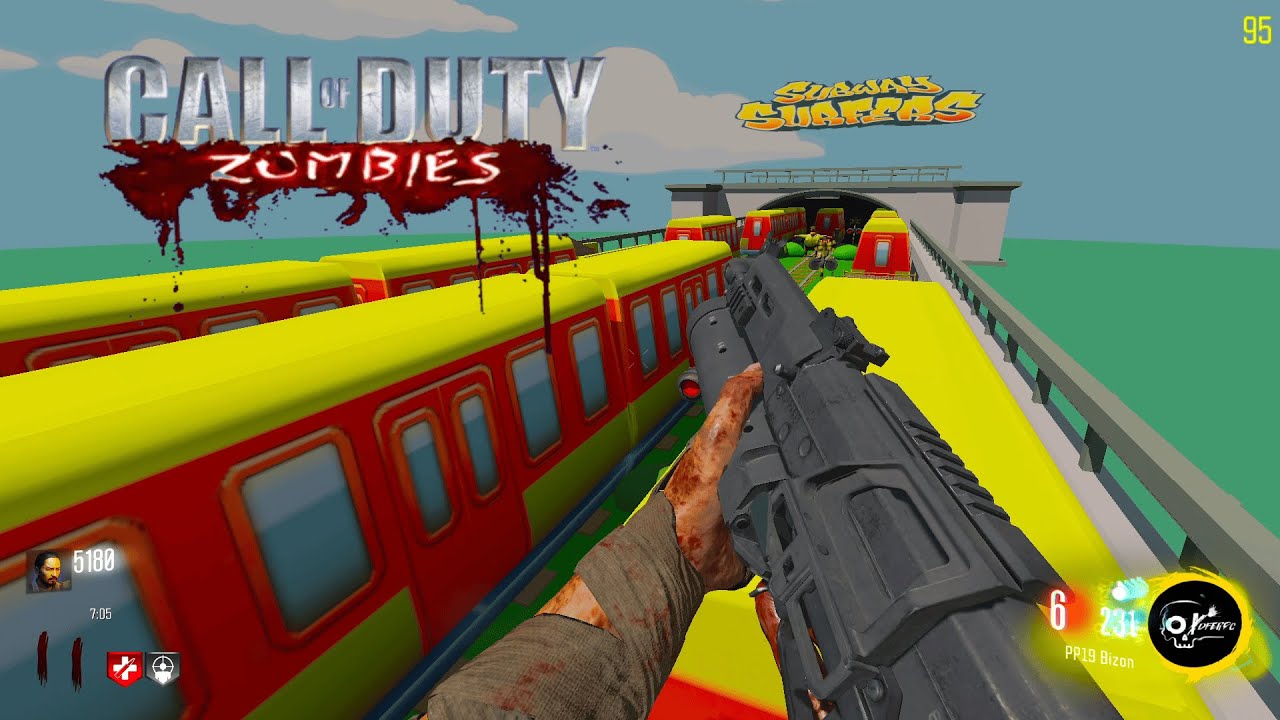 CALL OF DUTY BLACK OPS III ZOMBIES. CONCENTRACION EN SUBWAY SURFERS