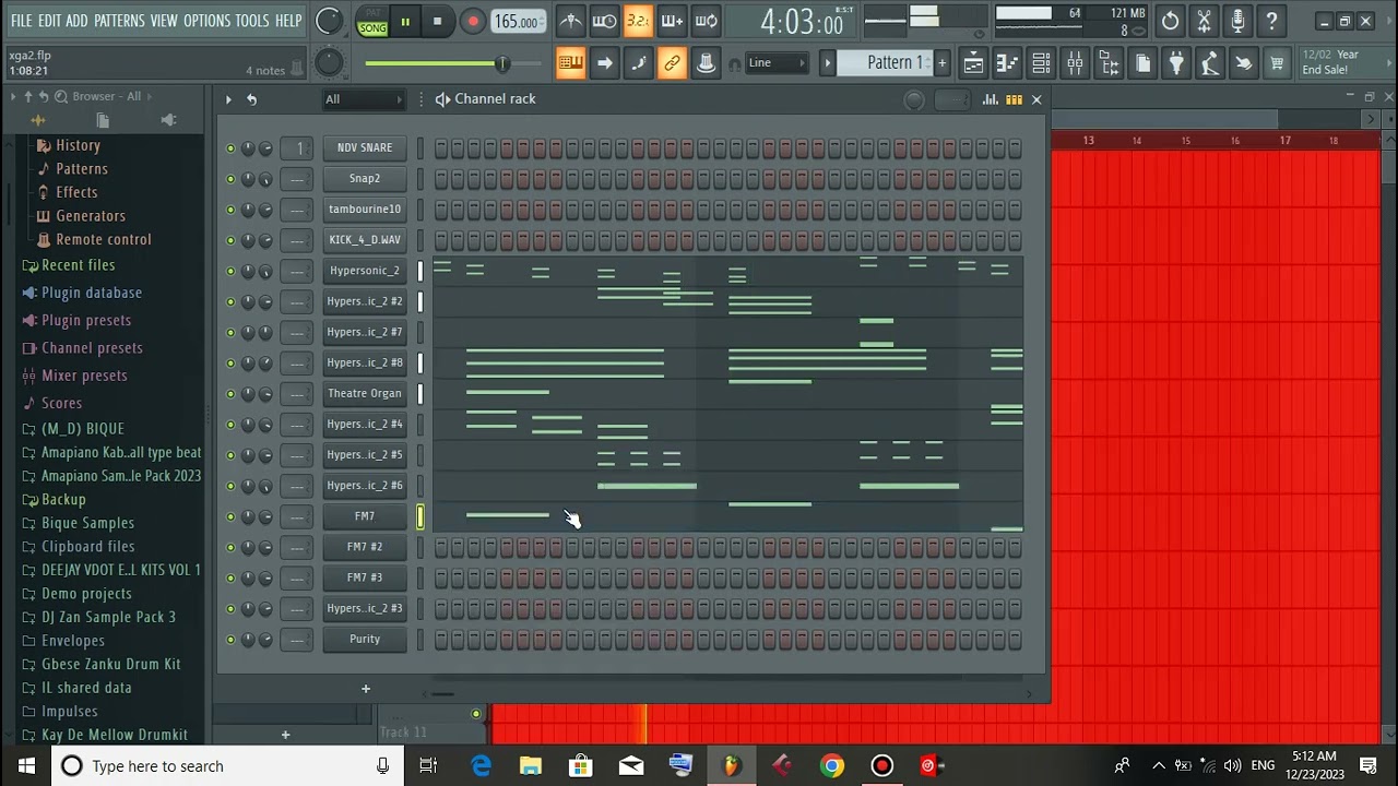 HOW TO MAKE XITSONGA BEAT FROM SCRATCH WITHIN 10 MINUTES# FL STUDIO.BEGINER