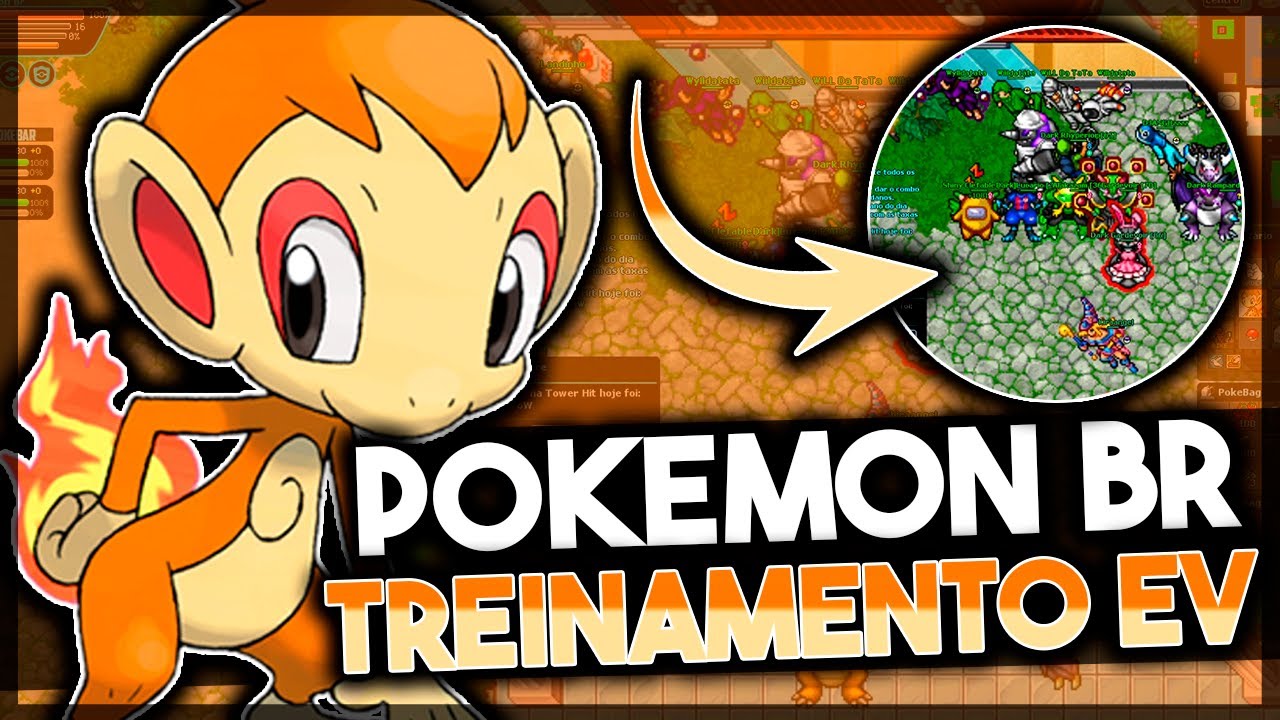 INICIANDO no POKEMON BR #01 - MOSTRANDO TREINAMENTO EV | POKETIBIA com MAIS de 6 ANOS ONLINE!