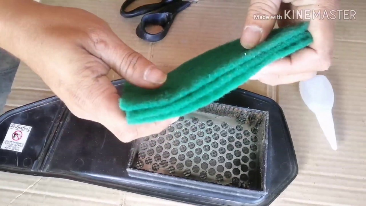 How to Make  Air Filter Using Scratch Bright