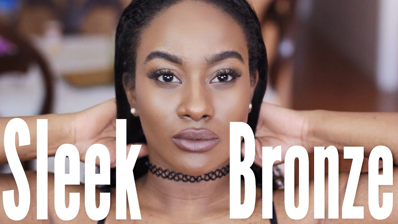 Sleek & Bronze Makeup Look