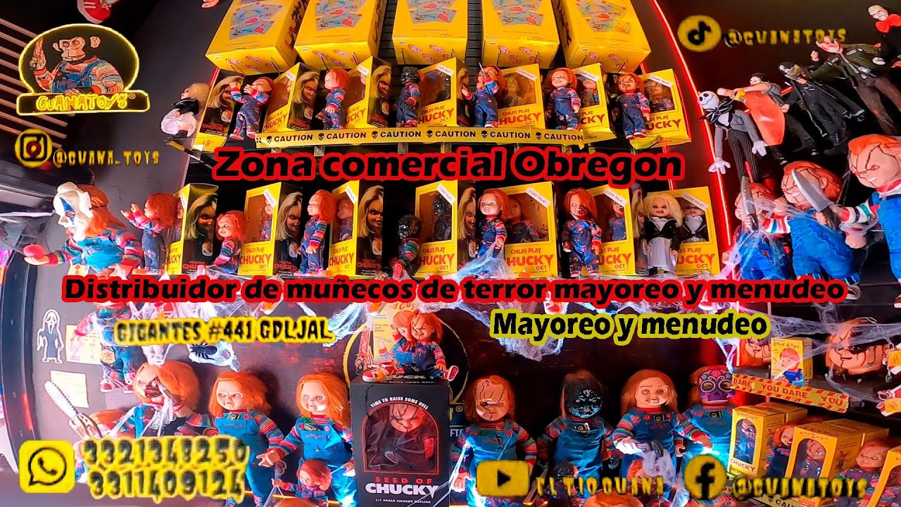 Mayoreo y menudeo tienda de muñecos terroríficos, zona comercial Obregon