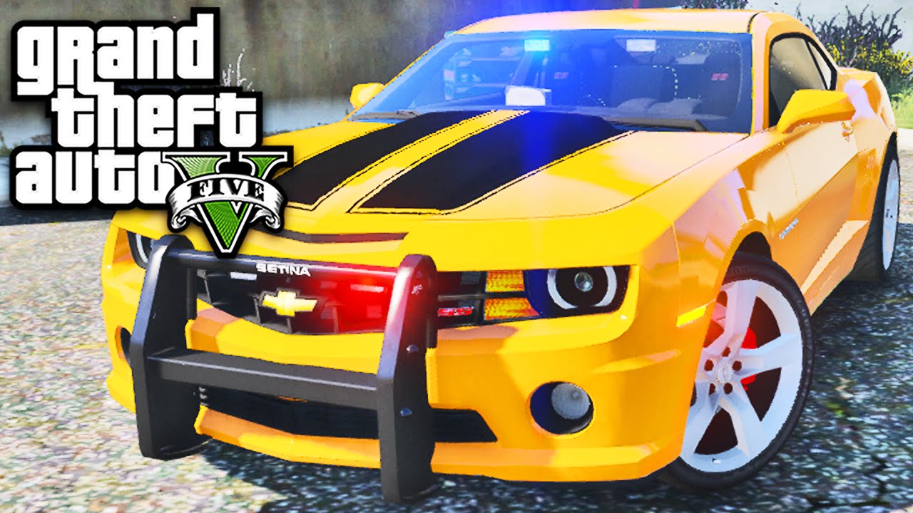 GTA V CAMARO DA POLICIA