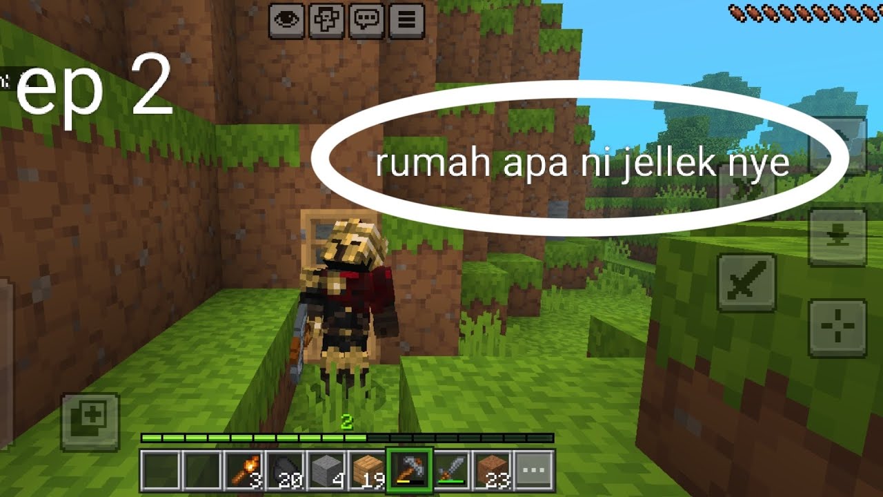 akhirnya punya rumah 😭|Minecraft survival ep2