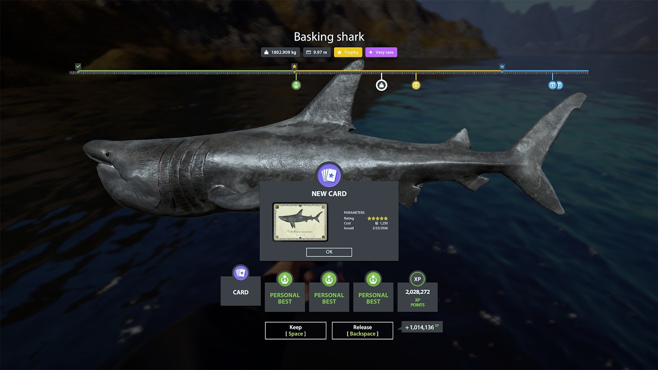 Russian Fishing 4 Trophy Basking Shark 1802kg