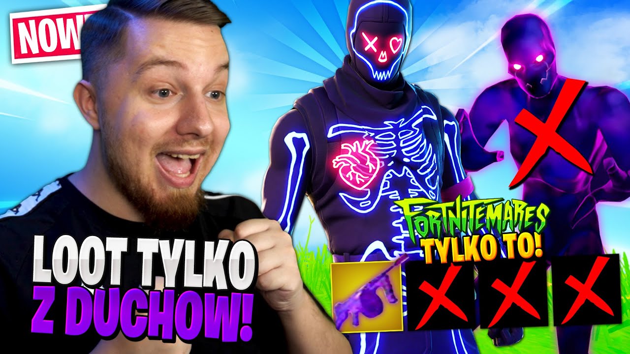 LOOT tylko z DUCH&Oacute;W w Fortnite ... (mega TRUDNE!)