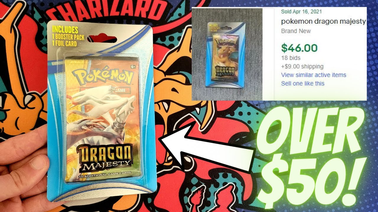 Opening a Dragon Majesty Pok&eacute;mon Card Booster Pack! $50+