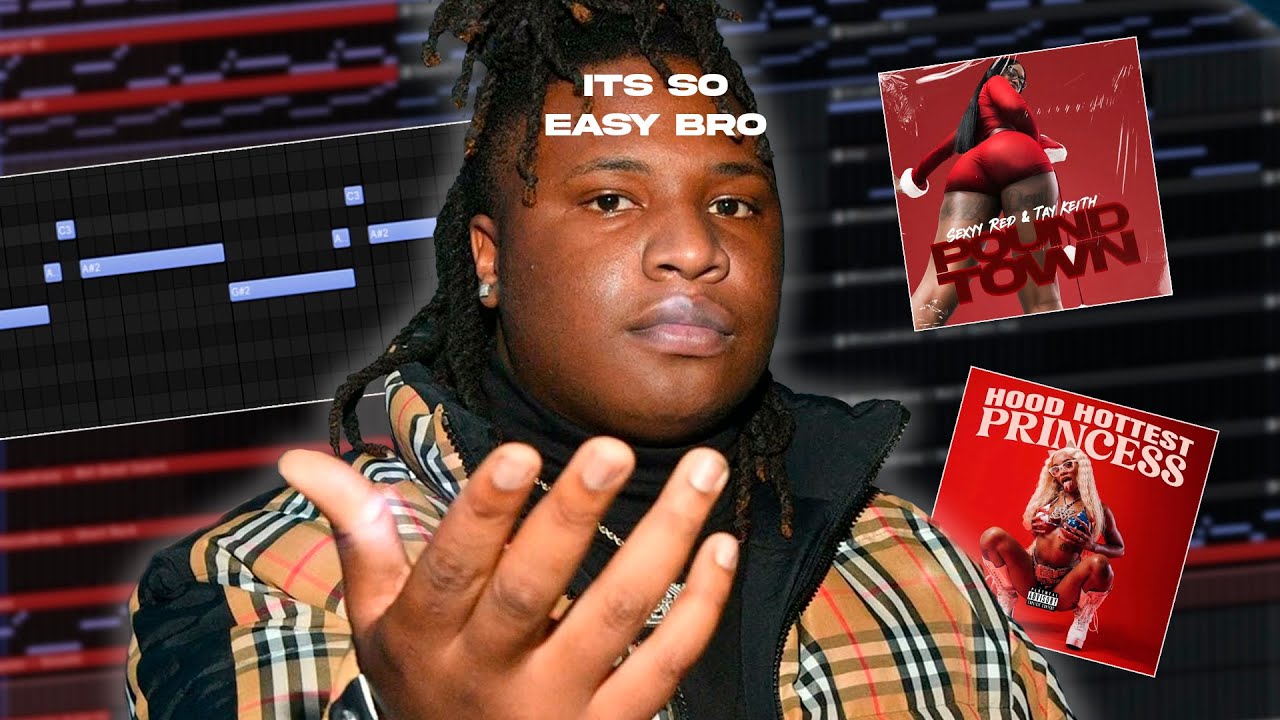 How Tay Keith makes beats for Sexyy Red  | Memphis beats tutorial