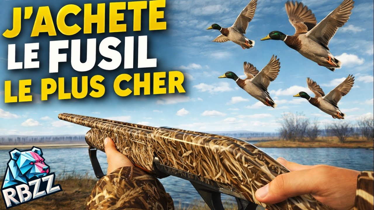 J'ACHETE LE FUSIL LE PLUS CHER SUR BULT HUNTING SIMULATOR