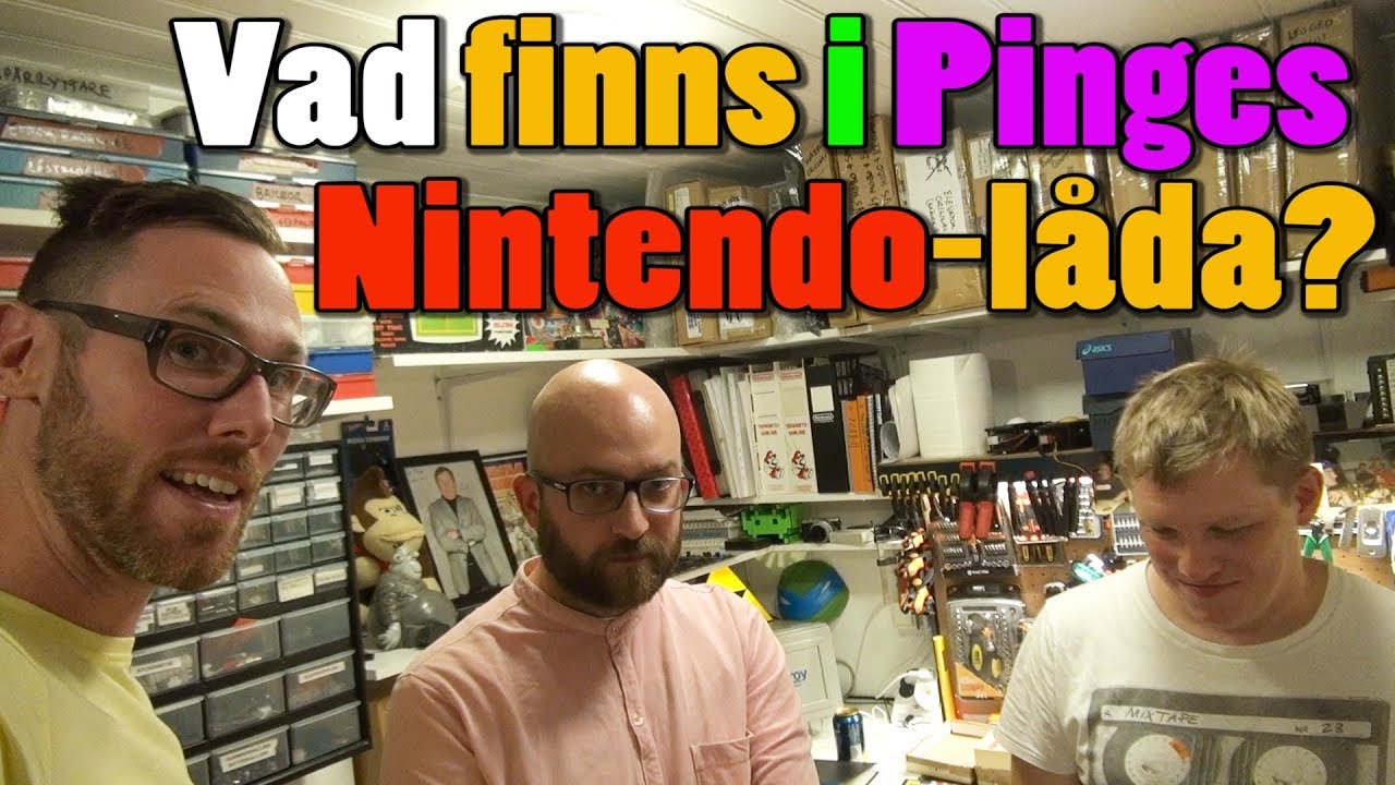 GamingGrannar: Vad finns i Pinges Nintendo-lådor?