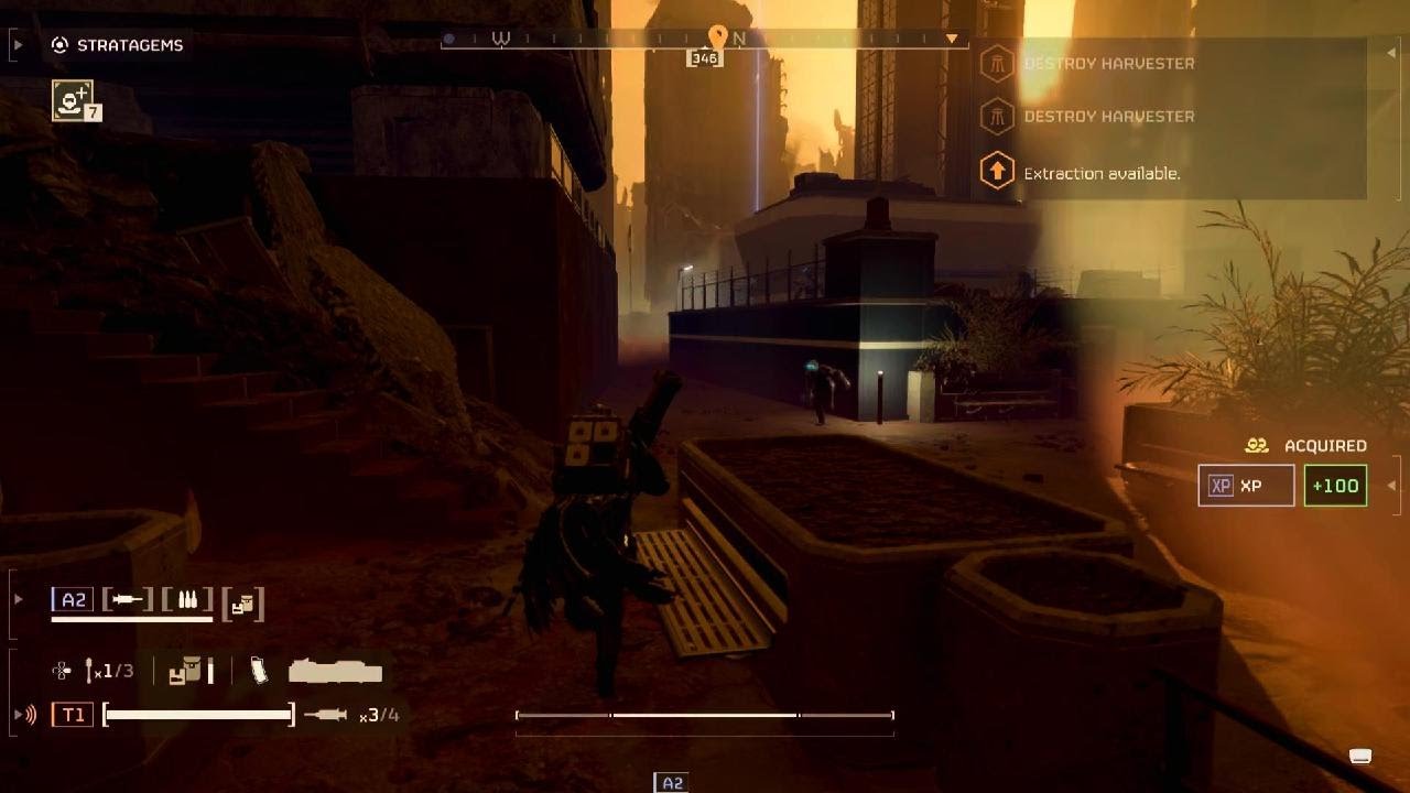 HELLDIVERS 2 The wife & I doing work