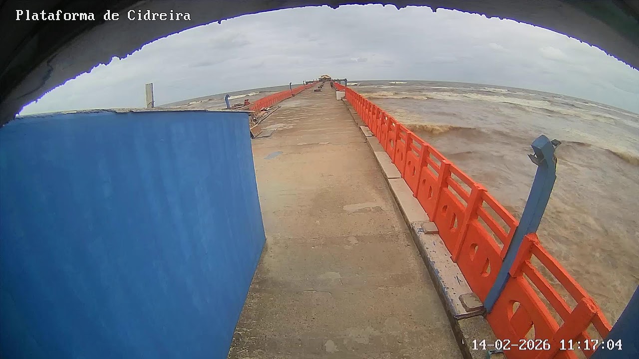 AO VIVO| Plataforma de Pesca de Cidreira – Vista para o Mar 🌊