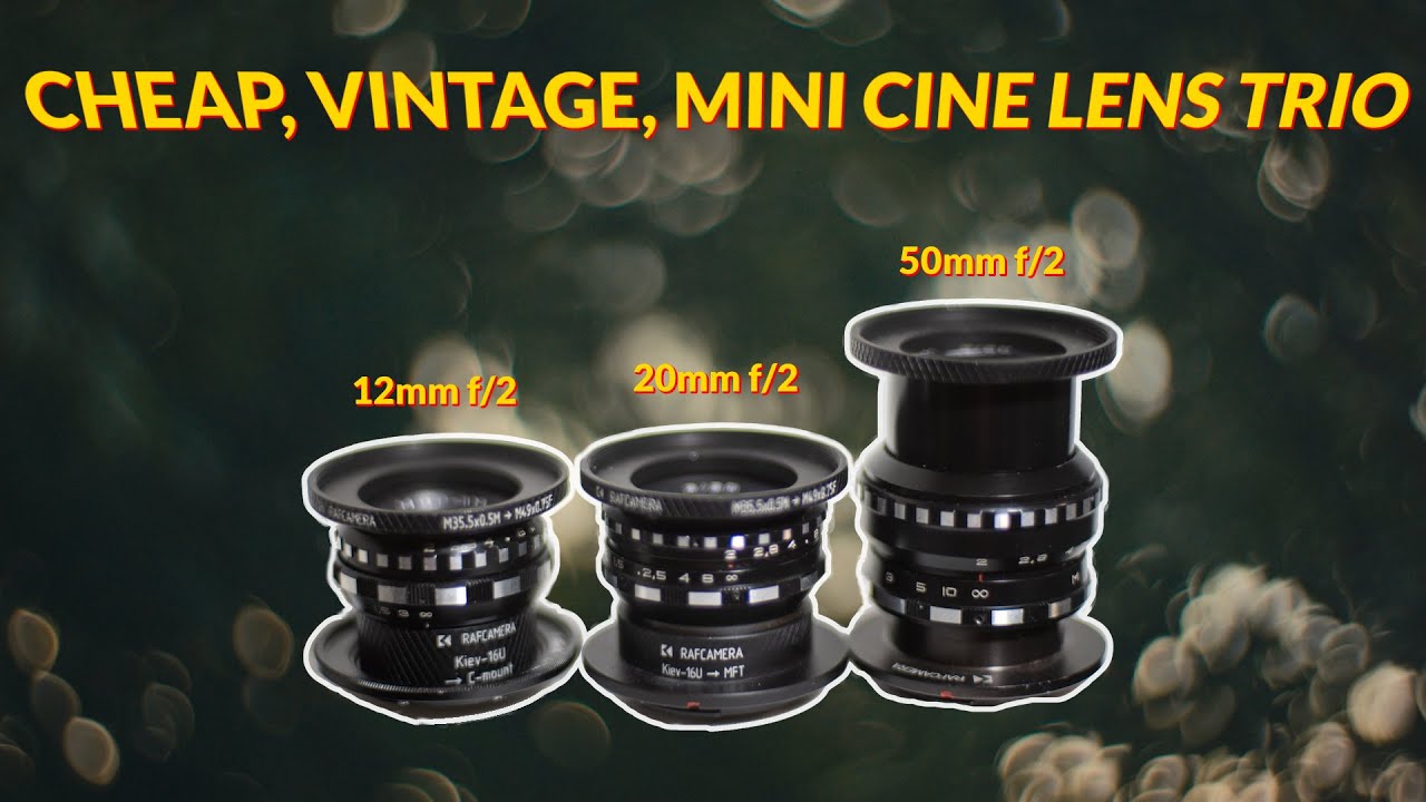 The Kiev 16U lens trio - mini cine lens set on #BMPCC #BMMCC | Lens test