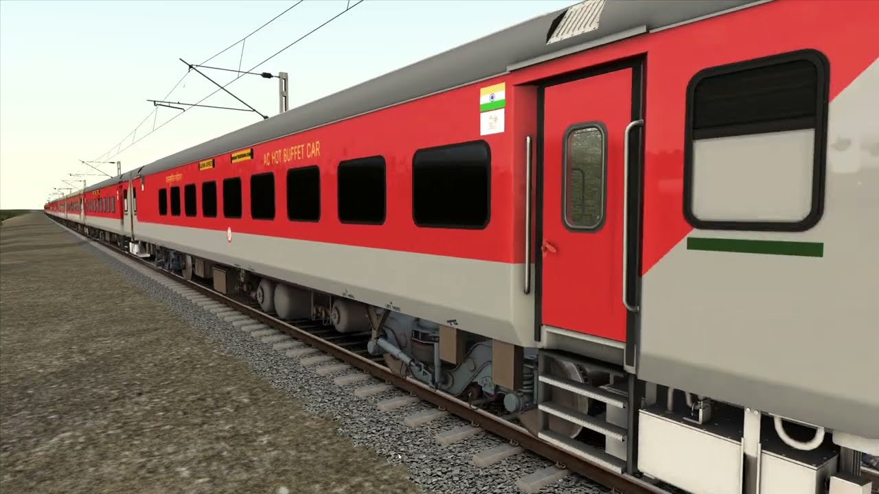 Wap-5 in Action Haulling LHB Coach | TRAIN SIMULATOR  |