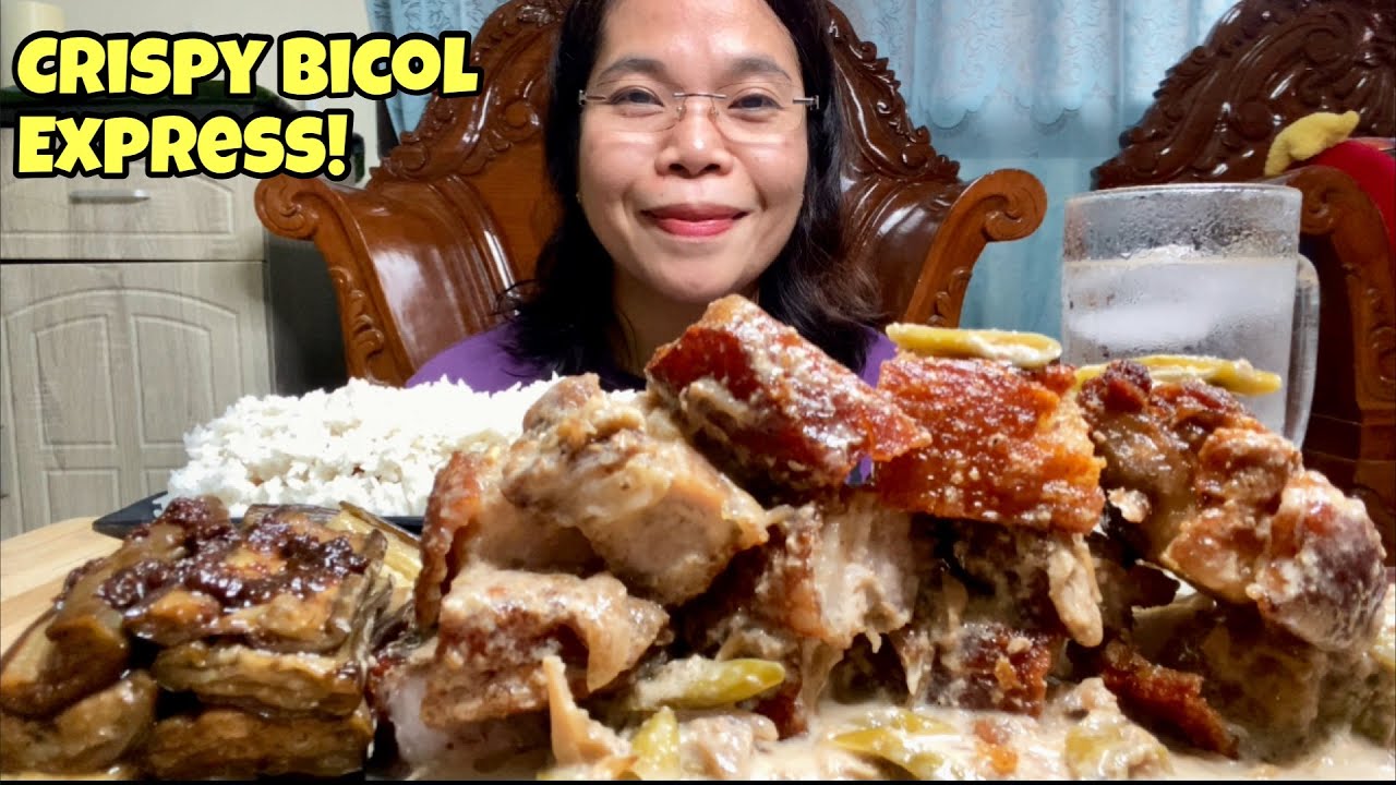 CRISPY BICOL EXPRESS | PINOY FOOD | COOKING | EATING | MUKBANG ASMR | MUKBANG PHILIPPINES | shoutOut